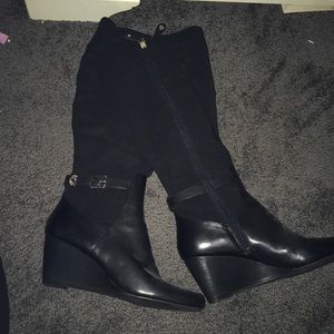 Brand new never worn wedge boots!